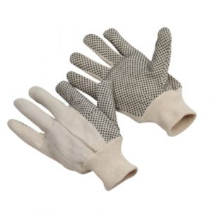 Dotted Cotton Jersey Glove