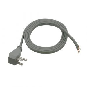 Pigtail power line Cord with angle plug