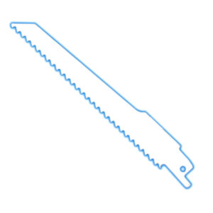 Sygma 6" x 6TPI Bi-Metal Reciprocating Saw Blade